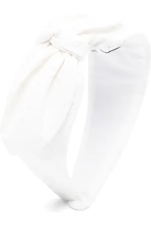 Moschino Diadema con bordado floral