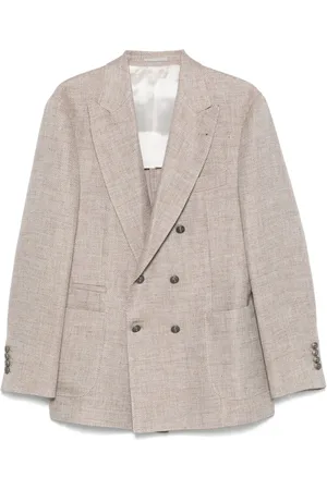 Brunello Cucinelli Blazer con efecto mélange