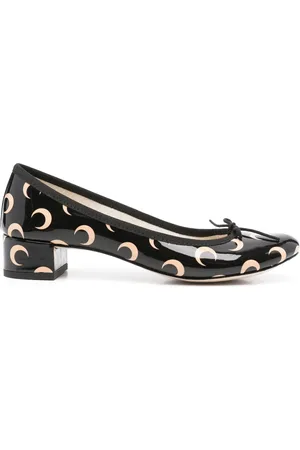 Marine Serre X Camille Repetto 30mm Moon-print pumps