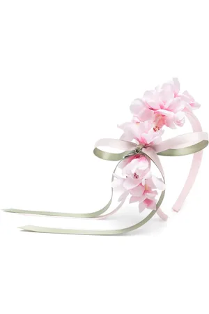 MONNALISA Diadema con flores de melocotón