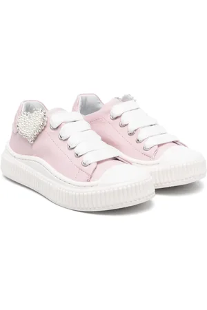 MONNALISA Tenis con parche de corazón