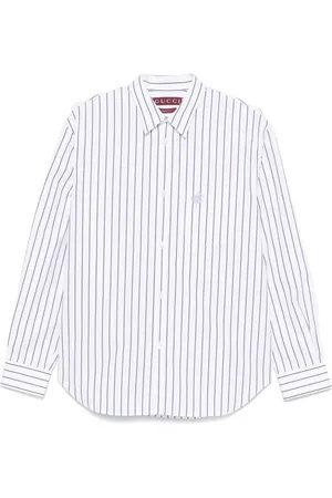 Gucci Camisa con estampado de rayas