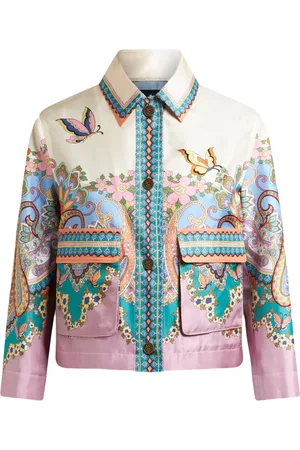 Etro Chamarra con estampado floral