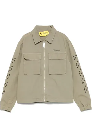 OFF-WHITE Chamarra con motivo Diag