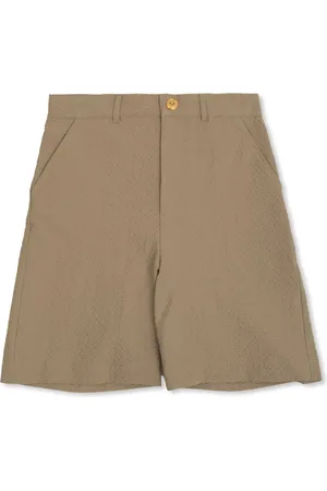 VERSACE Shorts de tejido seersucker