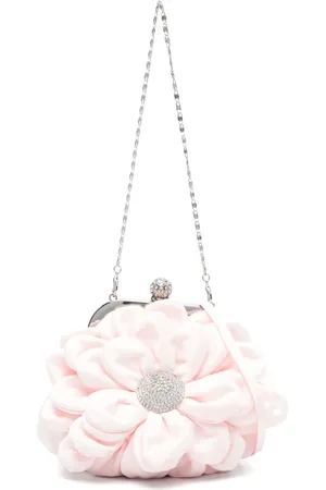 MONNALISA Bolsa crossbody con aplique floral