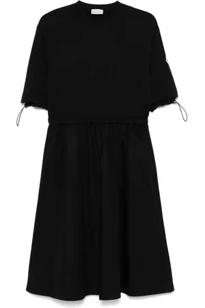 Moncler Vestido midi con paneles en contraste