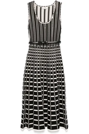 Elisabetta Franchi Vestido midi con volantes