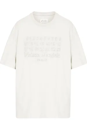 Maison Margiela Playera con motivo de número