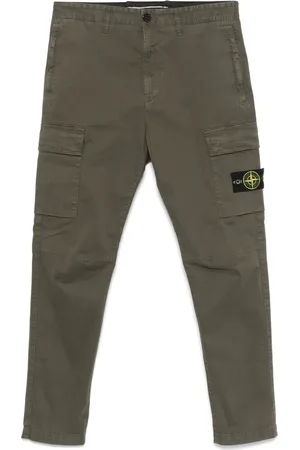 Stone Island Pantalones con distintivo Compass