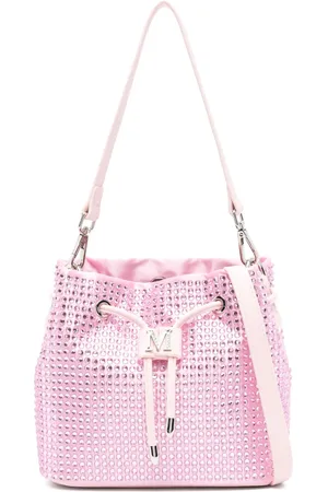 MONNALISA Bolsa bucket con detalles de cristal