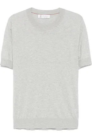 Brunello Cucinelli Playera de tejido fino