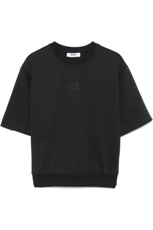 Msgm Playera con logo en relieve