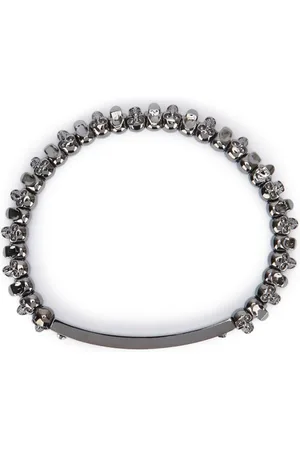 Alexander McQueen Pulsera con dije de calavera