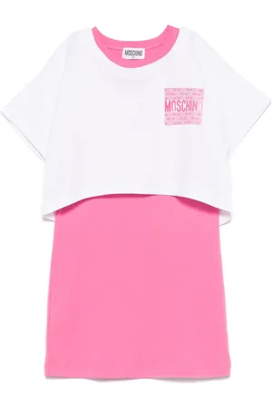 Moschino Set de vestido con logo estampado