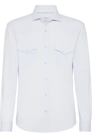 Brunello Cucinelli Camisa de piqué