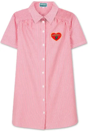 Kenzo Vestido con motivo de rayas