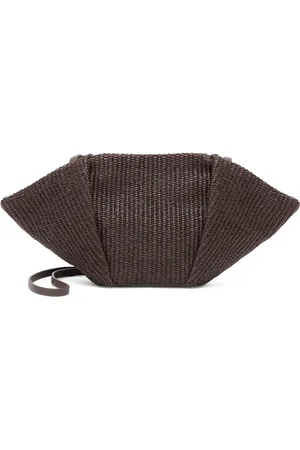 Brunello Cucinelli Bolsa de mano con diseño entretejido