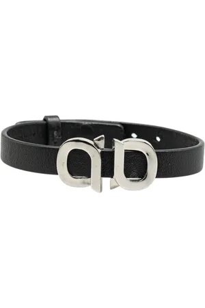 Salvatore Ferragamo Pulsera Gancini Leather Bracelet 2000-2024