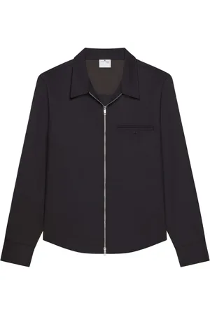 Courrèges Camisa de sarga con cierre