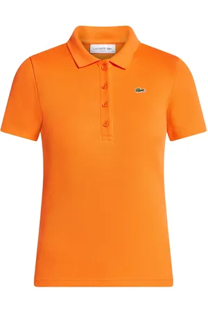 Lacoste Playera tipo polo tejida de canalé