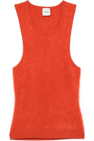 Nanushka Camiseta tejida con efecto cepillado