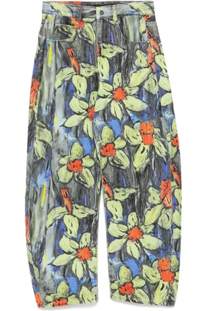 JNBY Jeans con estampado floral
