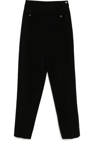CHANEL Pantalones con logo CC en los botones 1995