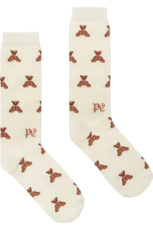 Palm Angels Calcetines con motivo Mini Bear Monogram