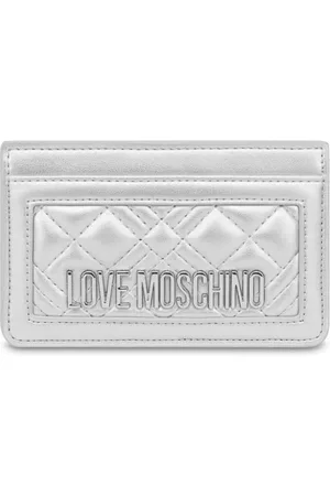 Moschino Tarjetero con placa del logo