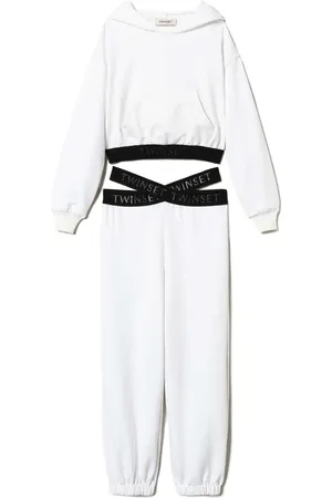 Twin-Set Traje deportivo con franjas del logo