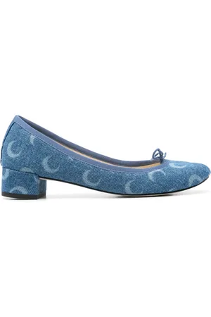 Marine Serre Zapatillas Camille de 30mm de x Repetto