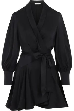 ZIMMERMANN Vestido corto de seda