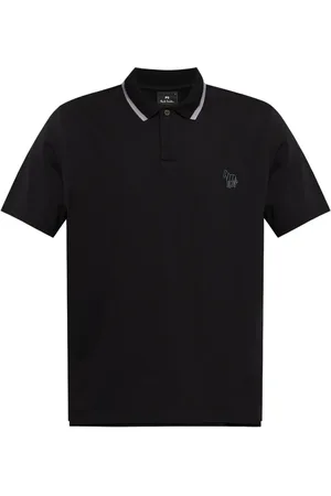 Paul Smith Playera tipo polo con motivo Zebra