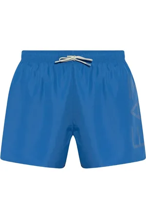 EA7 Shorts de playa con logo estampado