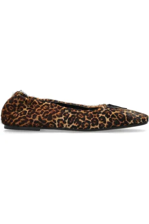 Golden Goose Flats con estampado de leopardo