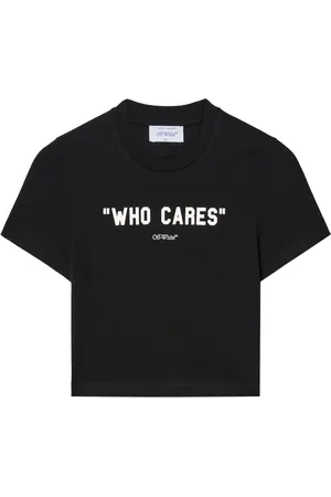 OFF-WHITE Playera Who Cares años 90
