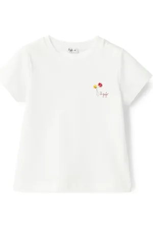 Il gufo Playera con logo bordado