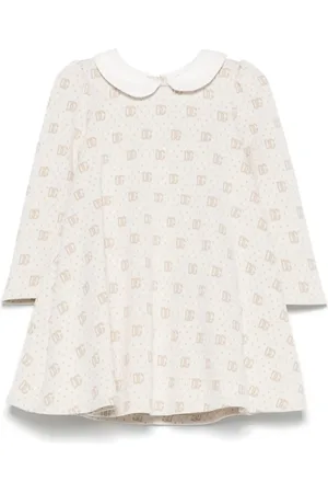Dolce & Gabbana Vestido con monograma en jacquard