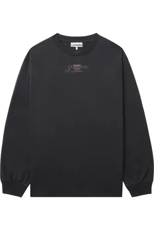 Ganni Sudadera con logo estampado