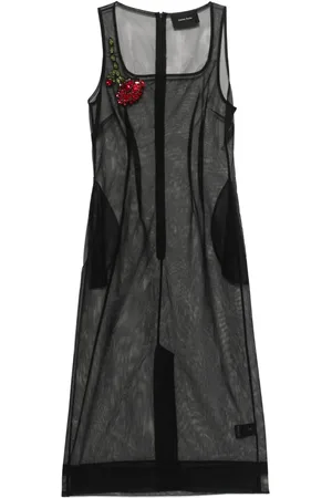 Simone Rocha Square-neck maxi dres
