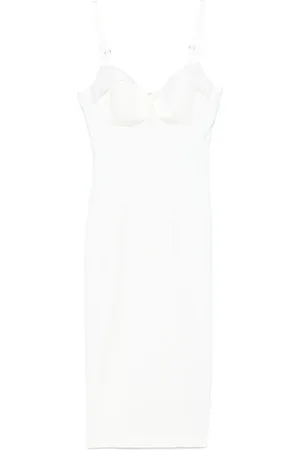 Elisabetta Franchi Vestido midi estilo bustier