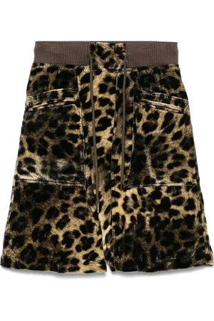R13 Shorts con tiras cruzadas