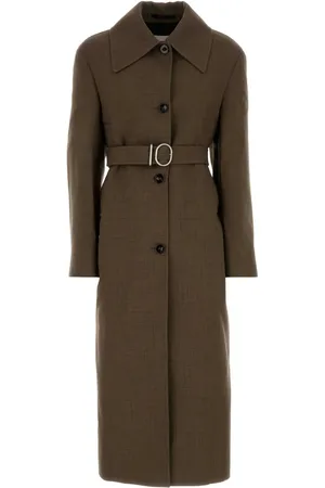 Jil Sander Abrigo con cinturón