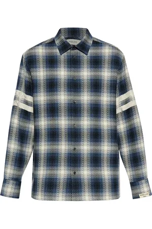Golden Goose Camisa con motivo de cuadros