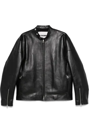 Jil Sander Chamarra de cuero