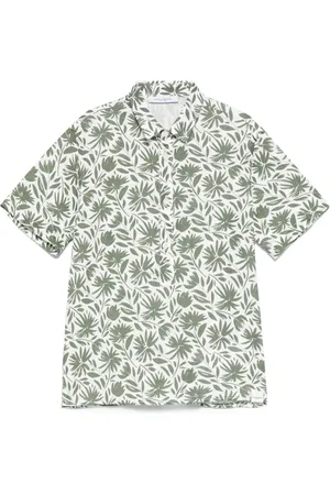 Paolo Pecora Playera tipo polo con estampado floral
