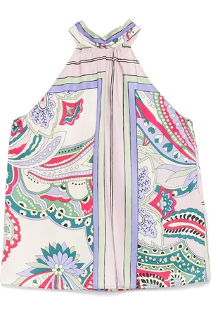 Liu Jo Top de satén estampado