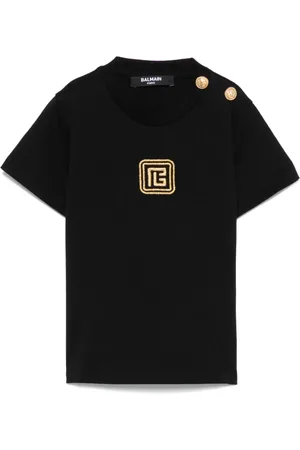 Balmain Playera con logo bordado