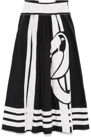Farm Rio Nature midi skirt